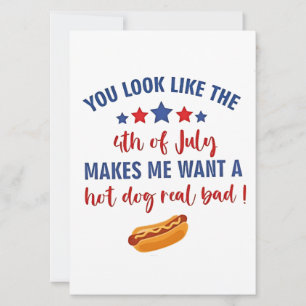 Invitation On dirait que le 4 juillet me donne envie