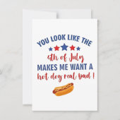 Invitation On dirait que le 4 juillet me donne envie (Devant)