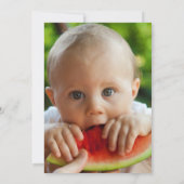 Invitation On In A Melon Watercolor Watermelon 1er anniversai (Dos)