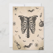 Invitation On meurt à la fête d'Halloween (Dos)