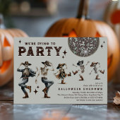 Invitation On meurt pour fêter Halloween Hoedown