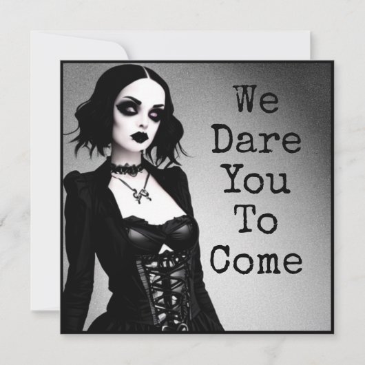 Invitation On ose que tu viennes | Parti Halloween (Devant)