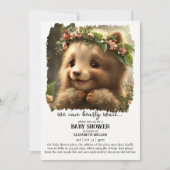 Invitation On Peut Attendre (À Peine) Bébé Garçon Douche (Devant)