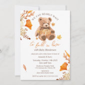 Invitation On peut attendre avant de tomber dans le Baby show (Devant)