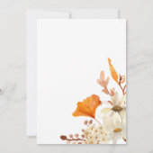 Invitation On peut attendre avant de tomber dans le Baby show (Dos)