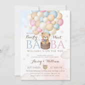 Invitation On peut attendre avant le sexe Révéler le Baby sho (Devant)