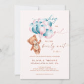 Invitation On peut attendre avant que le sexe révèle l'ours B (Devant)