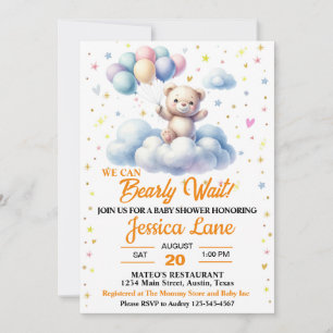 Invitation On Peut Attendre, Baby shower