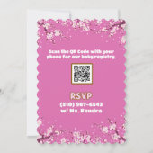 Invitation On peut attendre | Baby shower d'ours en peluche r (Dos)