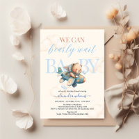 On peut attendre baby shower garçon
