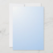 Invitation On Peut Attendre Baby shower Garçon Teddy Ours (Dos)