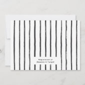 Invitation On Peut Attendre | Baby shower simple (Dos)