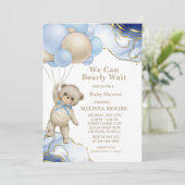 Invitation On Peut Attendre De L'Or Champagne (Debout devant)