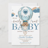 Invitation On peut attendre Dusty Blue (Devant)