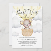 On Peut Attendre Le Baby shower De Ballons Jaunes.