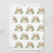 Invitation On Peut Attendre Le Baby shower De Ballons Ours En (Dos)