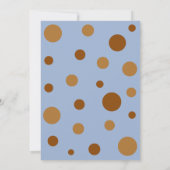 Invitation On peut attendre le Baby shower de garçon (Dos)