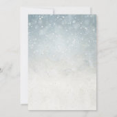 Invitation On peut attendre le baby shower de l'ours d'hiver (Dos)