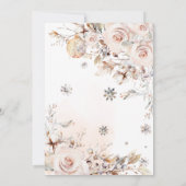 Invitation On peut attendre le Baby shower d'ours polaires d' (Dos)