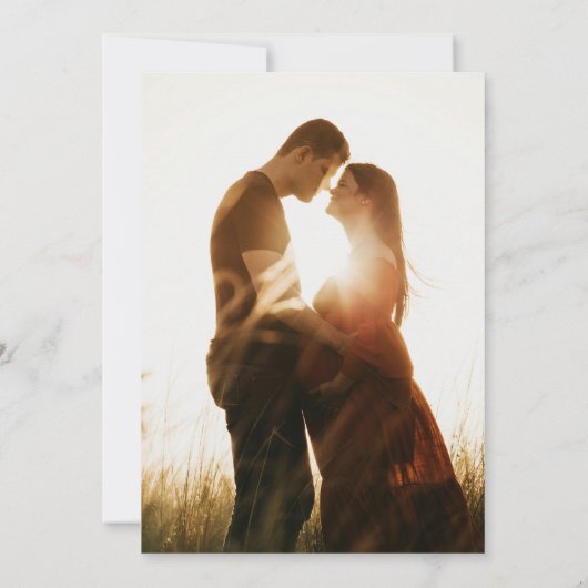 Invitation On Peut Attendre Le Prince Ours Bébé Garçon Douche (Dos)