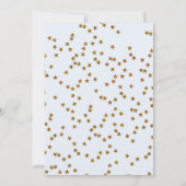 Invitation On peut attendre l'invitation Baby shower garçon (Dos)