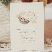 Invitation On peut attendre prématurément Cub Bear Moon Star