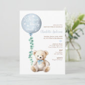 Invitation On peut attendre prématurément le Baby shower de l (Debout devant)