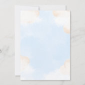 Invitation On peut attendre Teddy Bear Baby shower (Dos)