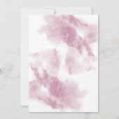 Invitation On peut attendre Teddy Bear Baby shower fille (Dos)