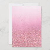 Invitation On peut attendre Teddy Bear Baby shower fille (Dos)