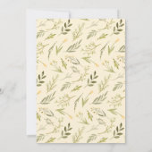 Invitation On Peut Attendre ! Teddy Bear Baby shower Invita (Dos)