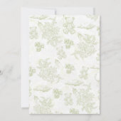 Invitation On peut attendre un Baby shower Boho neutre pour l (Dos)