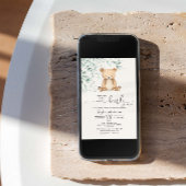 Invitation On Peut Attendre Une Verdure Minimaliste