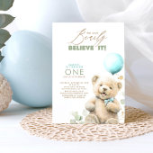 Invitation On peut facilement le croire - Teddy Bear 1er anni