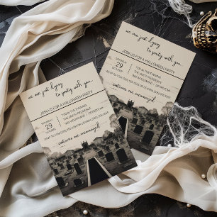Invitation On S'amuse à Mourir à la Fête d'Halloween avec Vou