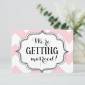 Invitation On se marie ! (Debout devant)