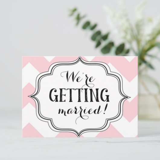 Invitation On se marie ! (Debout devant)