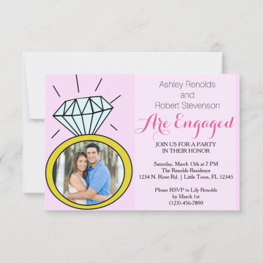 Invitation On se marie ! (Dos)