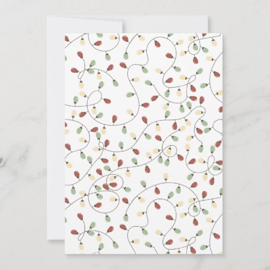 Invitation on va illuminer les fêtes des rennes mignons (Dos)