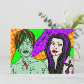 Invitation On vous défie | Soirée d'Halloween (Debout devant)