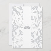 Invitation Once Upon a Sweet 16 Silver Princess Birthday (Dos)