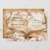 Invitation Once Upon A Time 1st Birthday Party (Devant / Derrière)