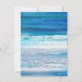 Invitation Ondes aquarelles (Dos)