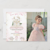 Invitation One-ce Upon A Time Princess 5th Party Photo (Devant)