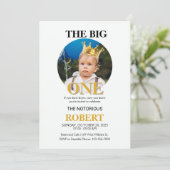 Invitation ONE Couronne d'or pour le premier anniversaire de  (Debout devant)