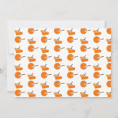 Invitation One Cutie Pie 1er Premier Anniversaire (Dos)
