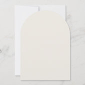 Invitation One Day Away Minimalist Arched Rehearsal Dinner (Dos)