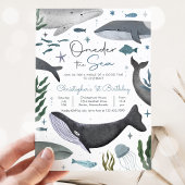 Invitation One der the Sea Whale 1er anniversaire