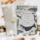 Invitation One der the Sea Whale 1er anniversaire