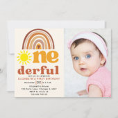 Invitation One - Derful Cute First Birthday with Boho Style  (Devant)